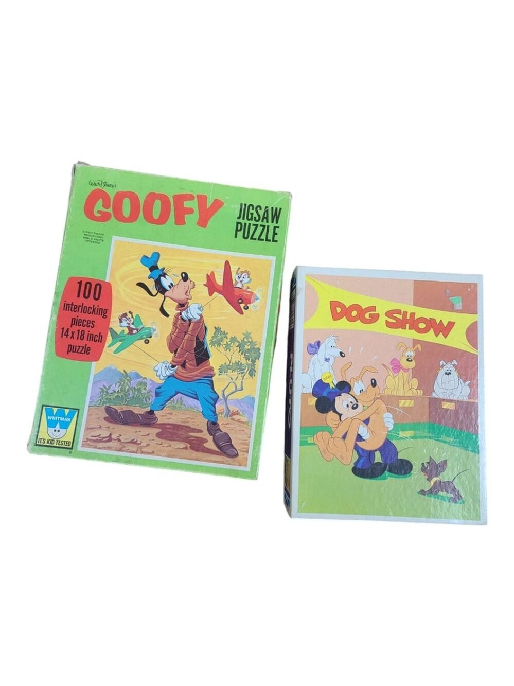 Vintage Disney Puzzles: Mickey, Goofy & Pluto 100 pcs